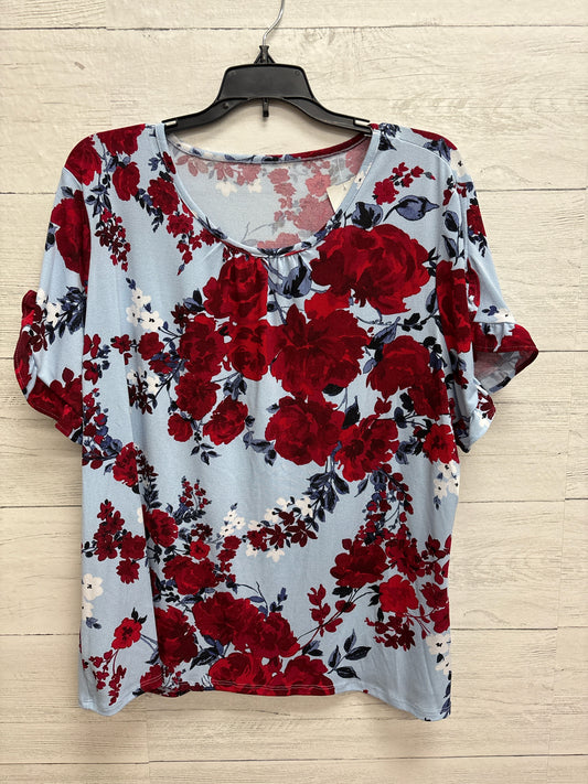 Size L N/A blue/red Shirt