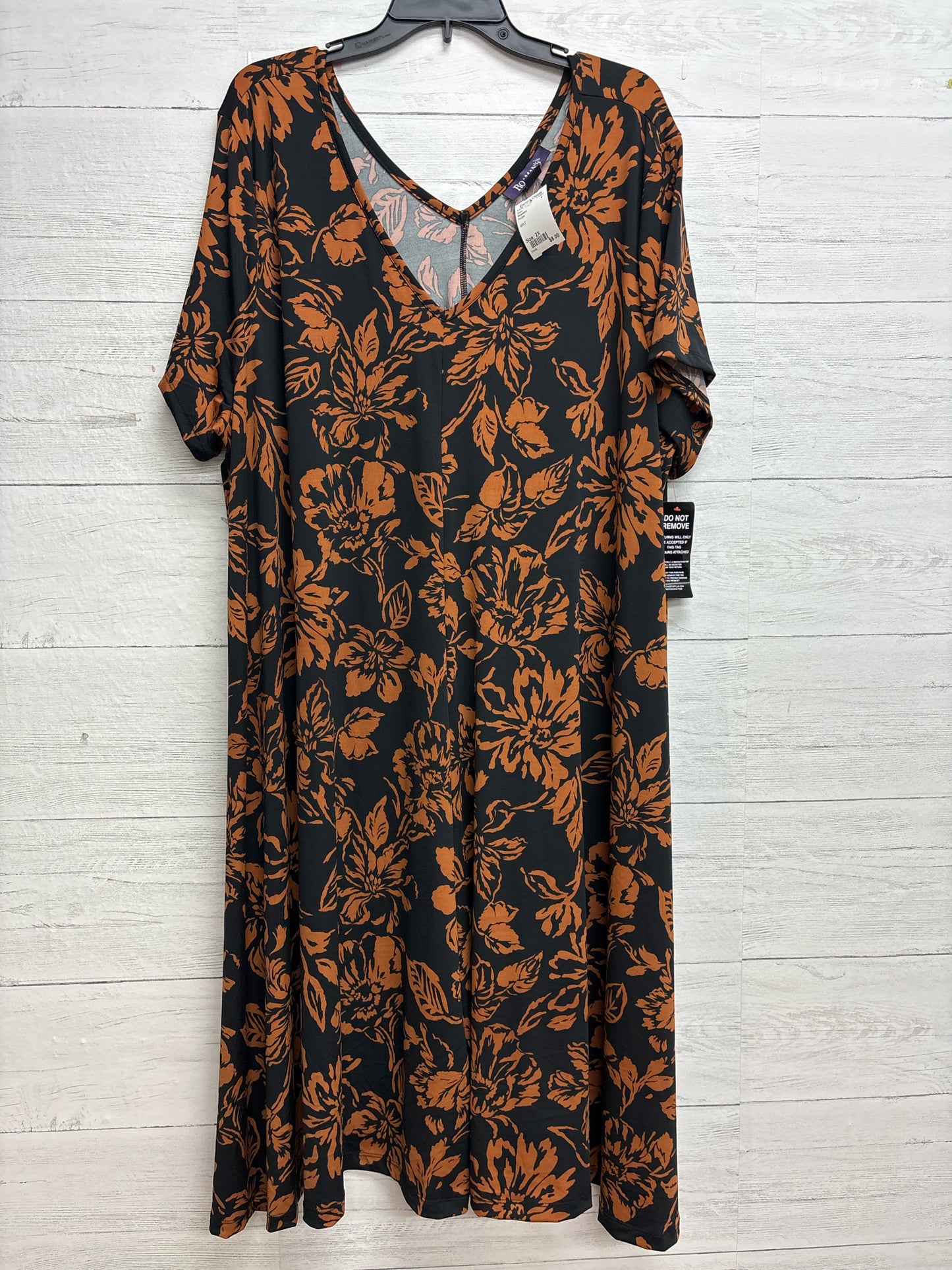 Size 2X Roamans Purple Dress