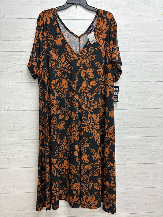 Size 2X Roamans Purple Dress