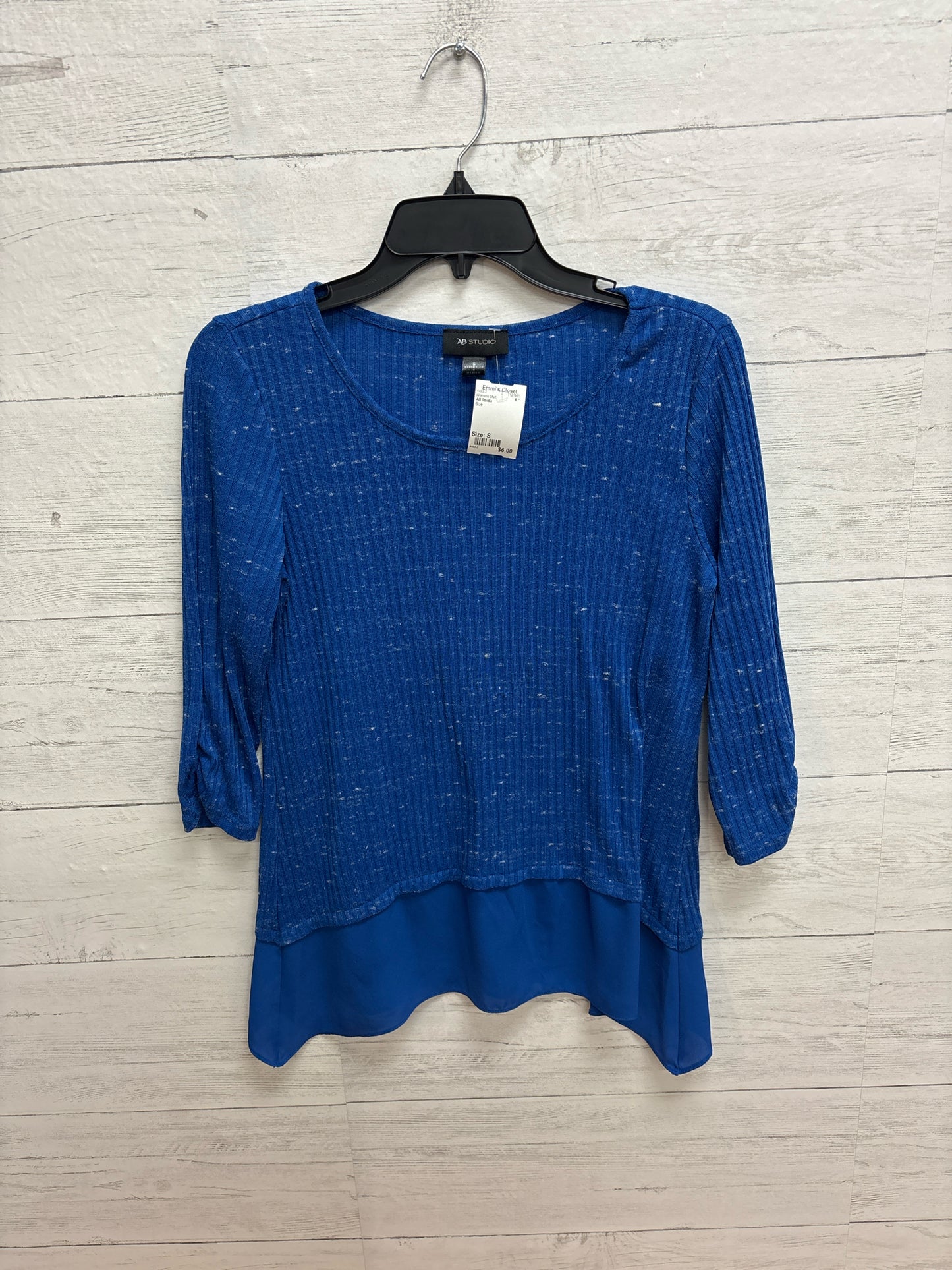 Size S AB Studio Blue Womens Shirt