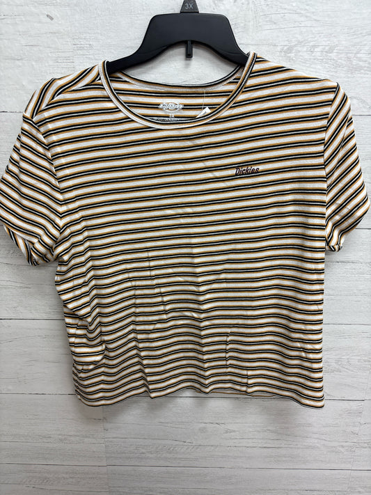 Size 3X Dickies Yellow/White Womens Shirt