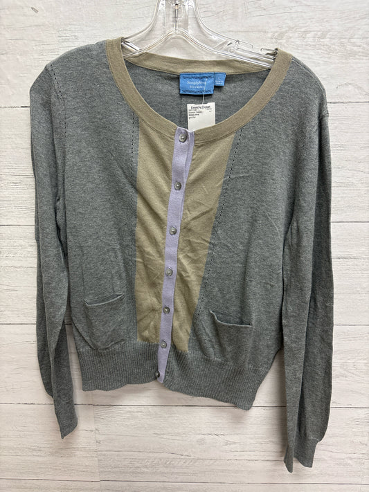 Size L Simply Vera grey/tan Womens Sweater