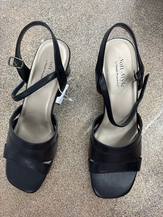 8 Hush Puppies Black Shoe