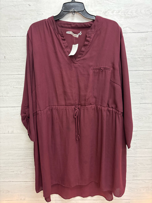 Size 3 Maurices maroon Dress