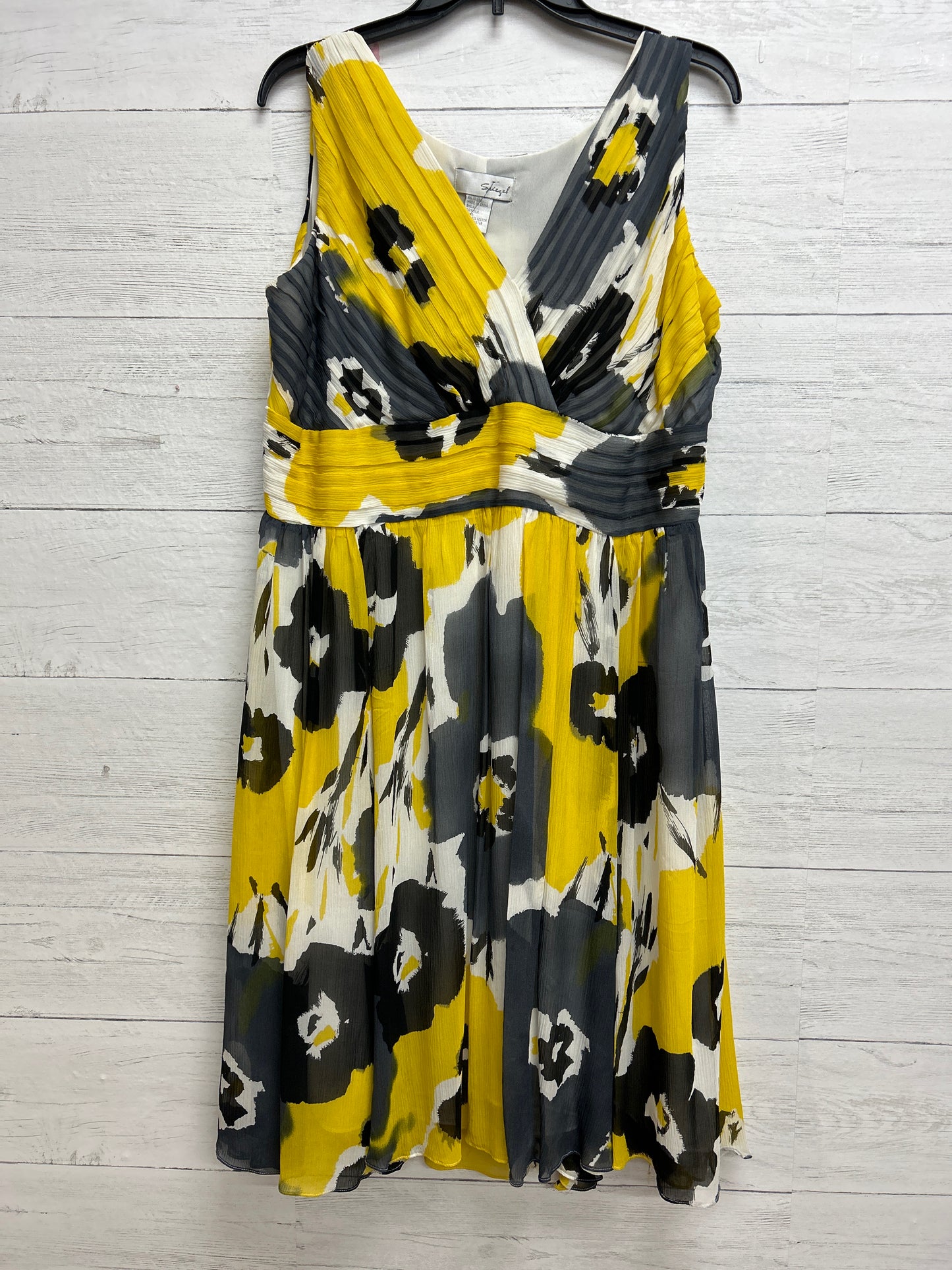 Size 18 Spiegel yellow/black Dress