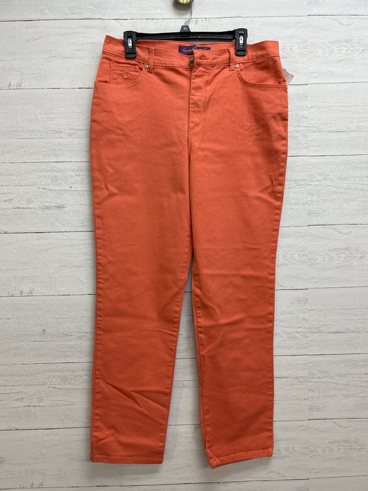 Size 14 Gloria Vanderbilt Orange Pants