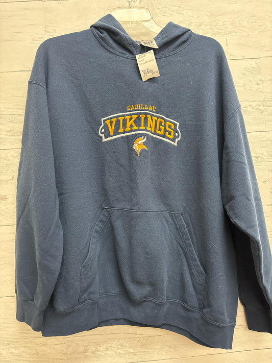 Size XL Blue/Gold SWEATSHIRT