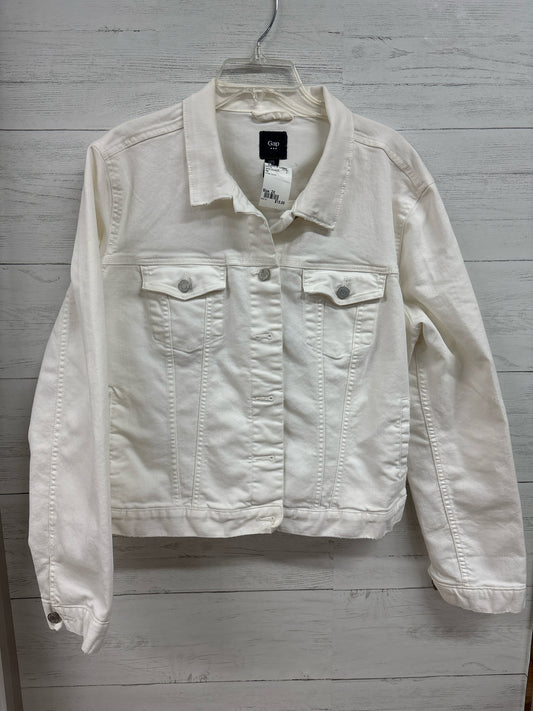 Size 2X Gap White Denim Jacket (Outdoor)