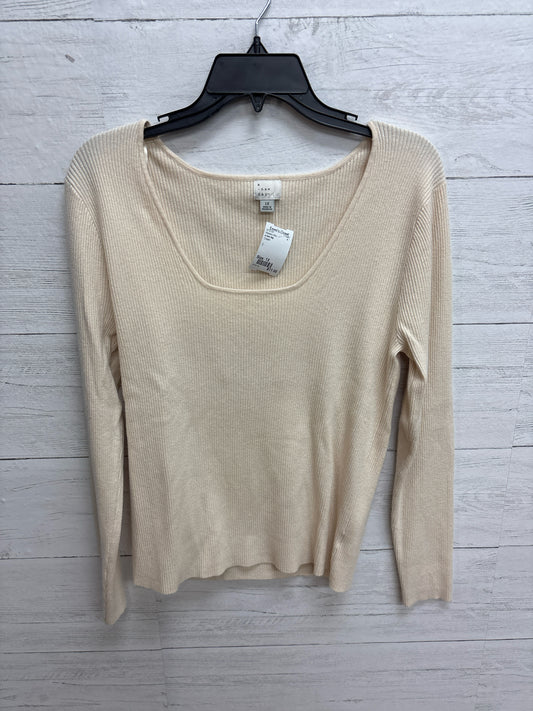 Size 1X a new day Cream Womens Shirt