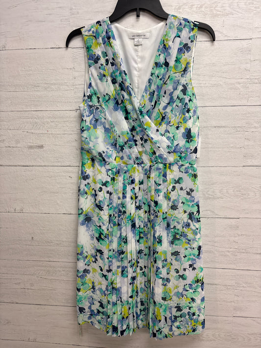 Size 6 Liz Claiborne BLUE FLORAL Dress