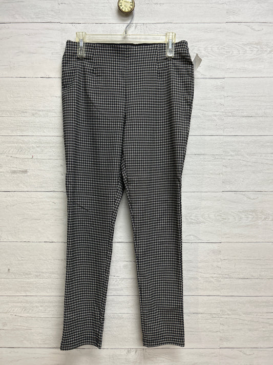 Size 10 Calvin Klein Grey/white Pants