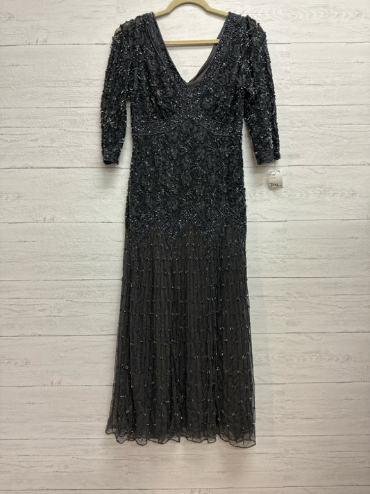 Size 2 Pisarro Nights Gray Gown