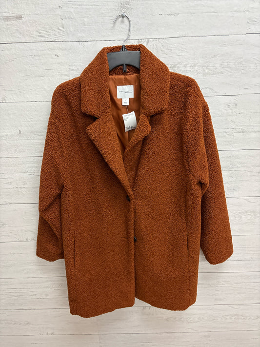 Size M Daily Ritual Orange Womens Jacket