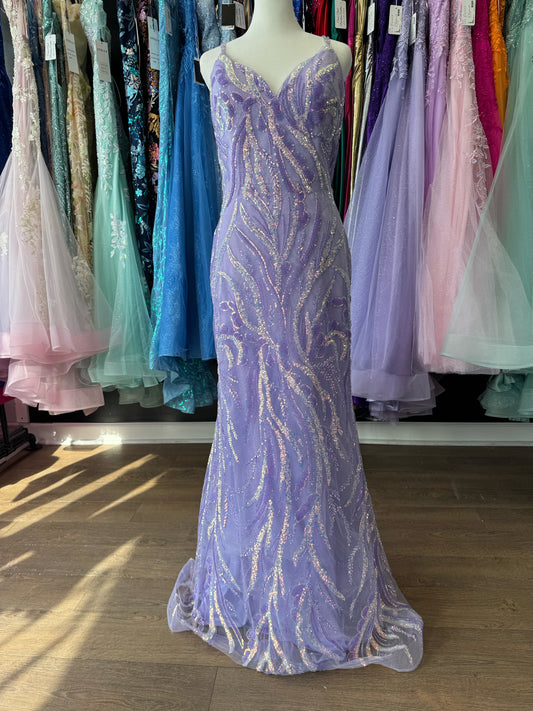 Size 14 Emmi's Elegance Lilac Gown