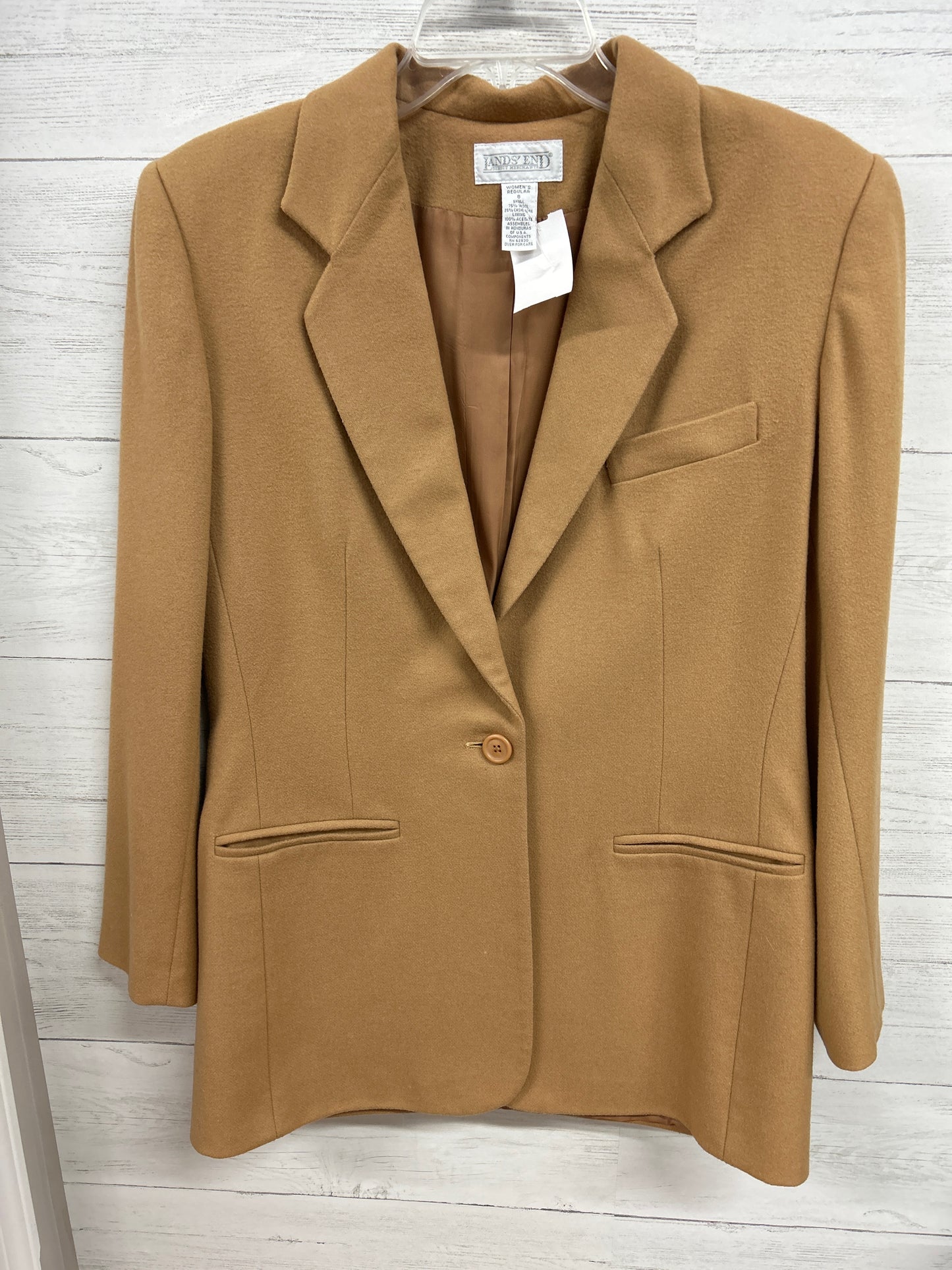 Size 8 Land's End Tan Blazer