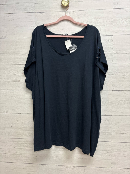 Size 3X Ulla Popken Navy Womens Shirt