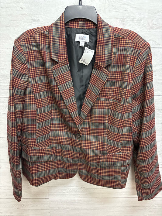 Size XL Croft & Barrow Brown Womens Blazer