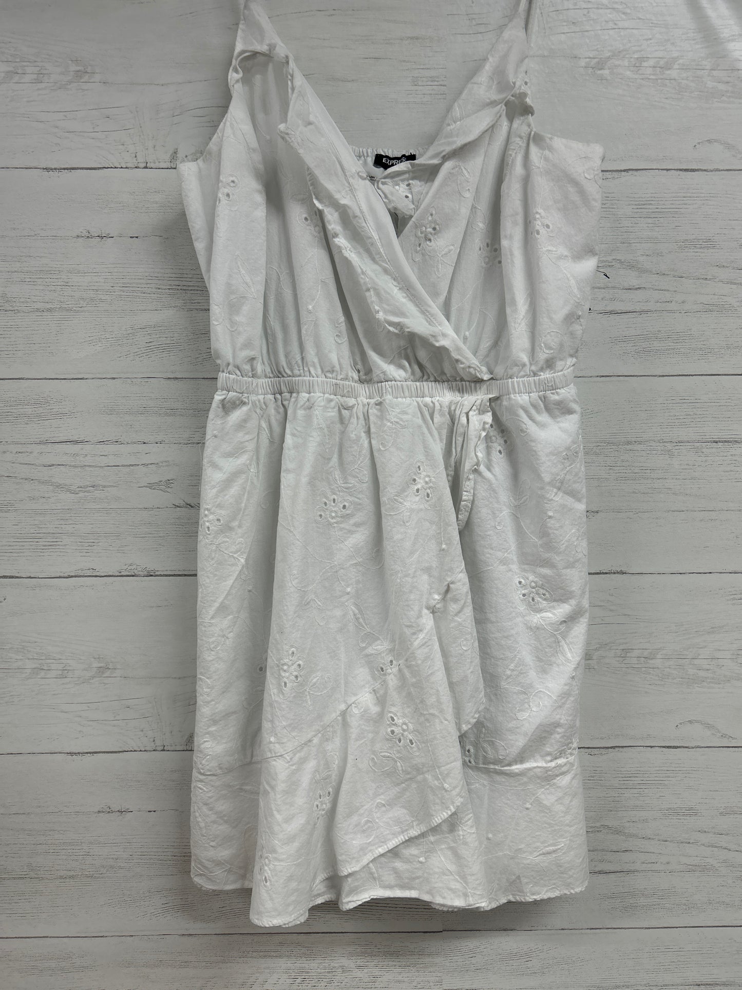 Size L Express White Dress