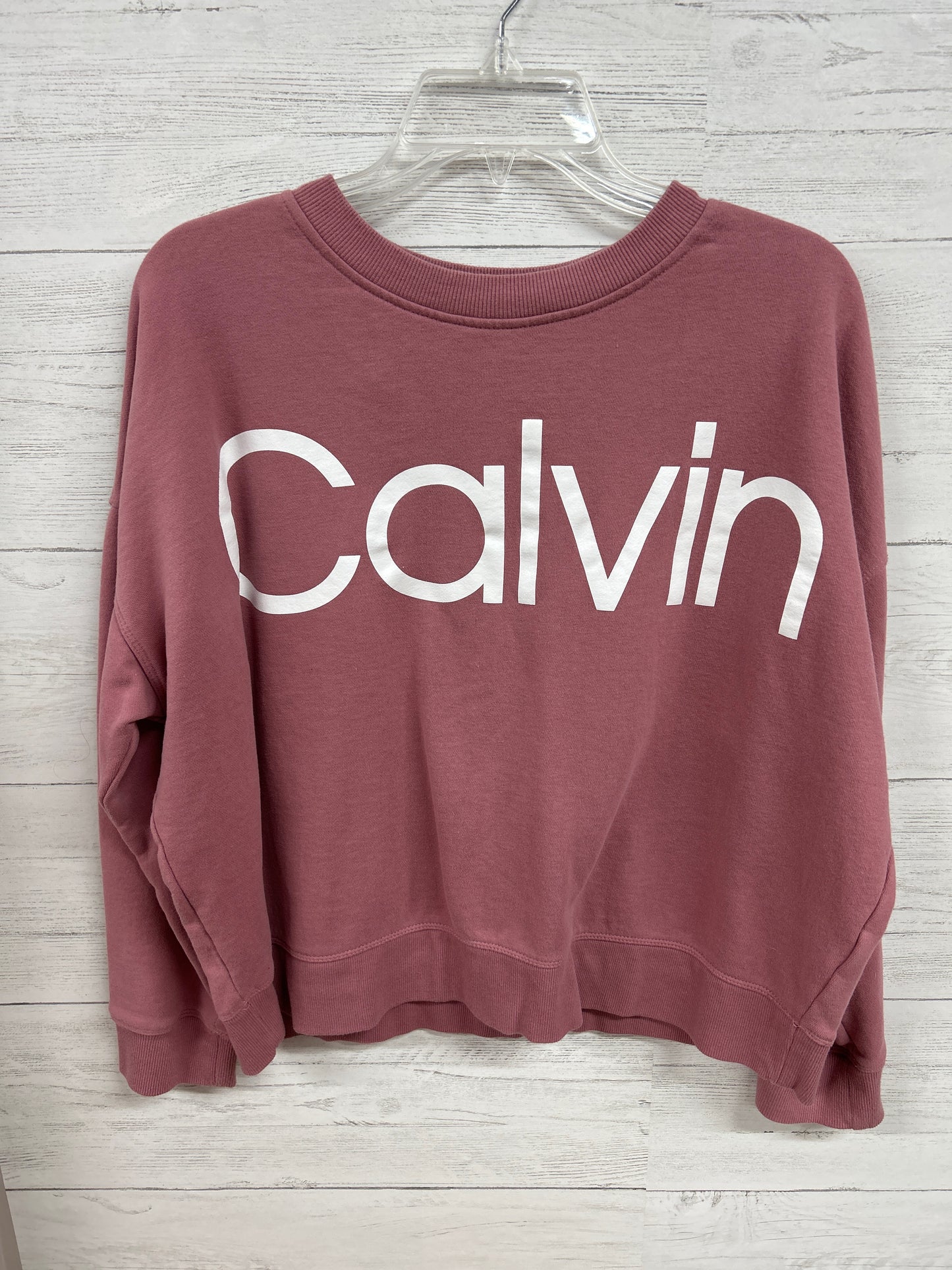 Size XL Calvin Klein Pink SWEATSHIRT