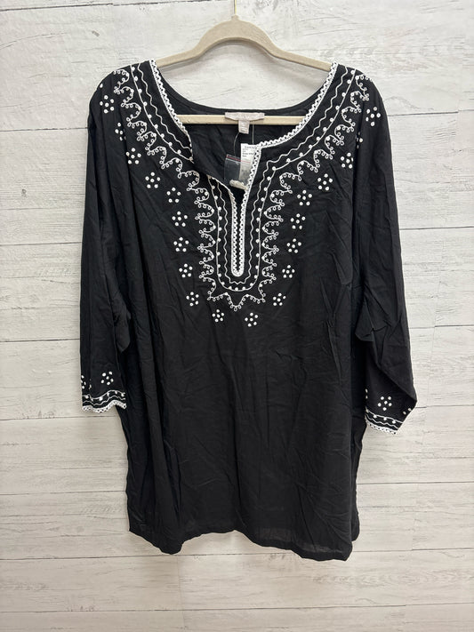 Size 3X Women Within Black Shirt