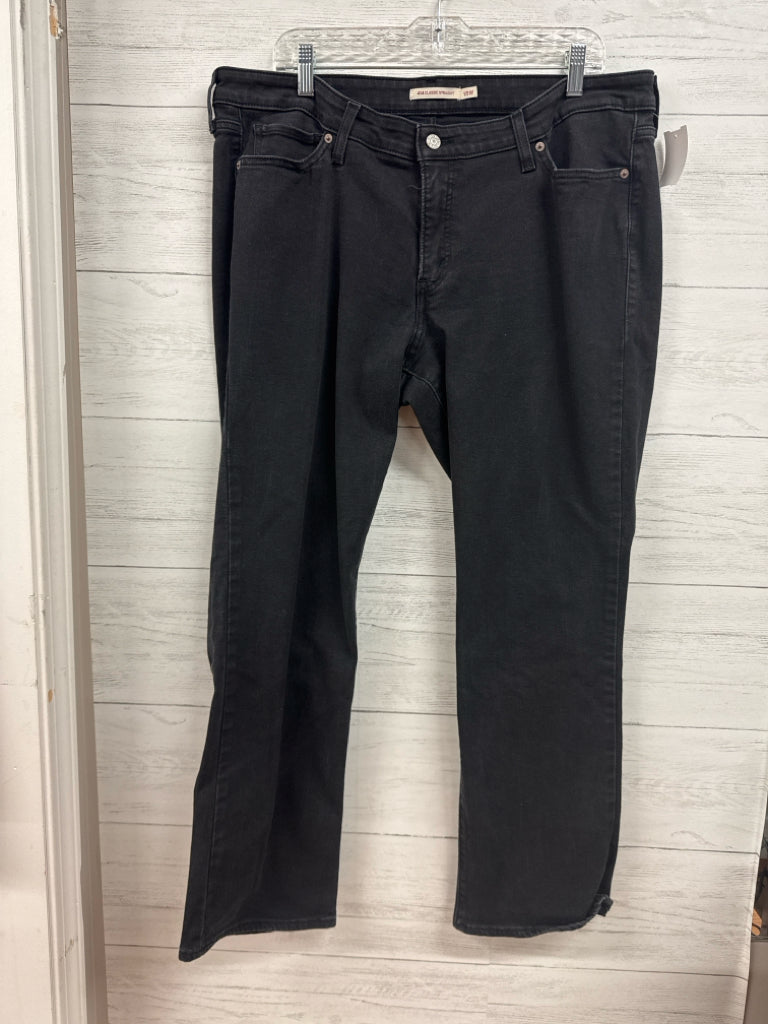 Size 18 Levi's Black Denim Pants