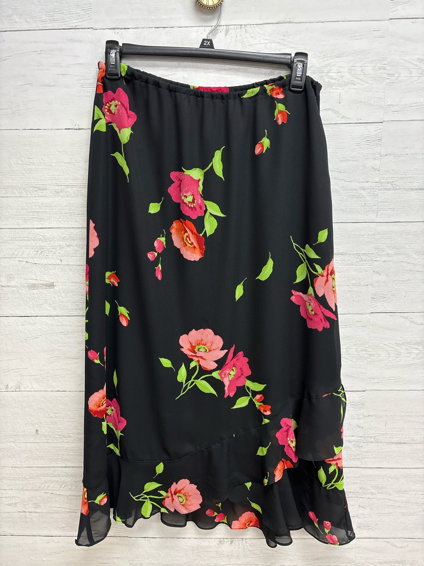 Size 14T Units BLACK FLORAL Skirt