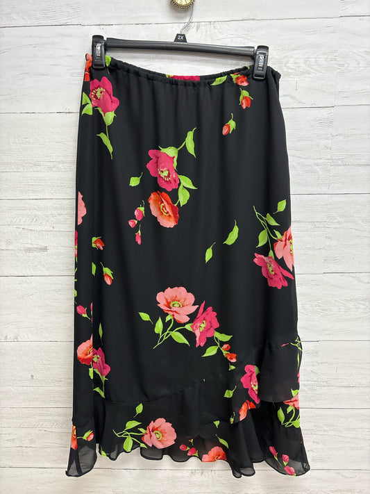 Size 14T Units BLACK FLORAL Skirt