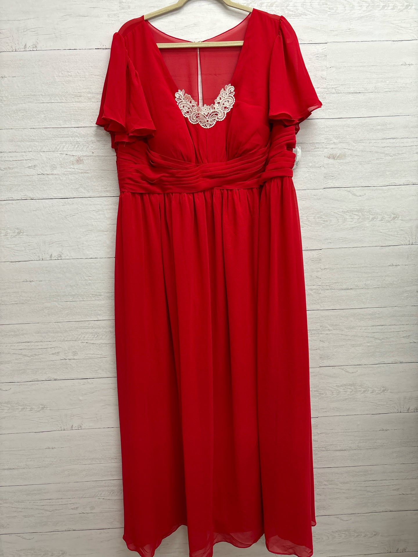 Size 18/20 AZAZIE Red Gown