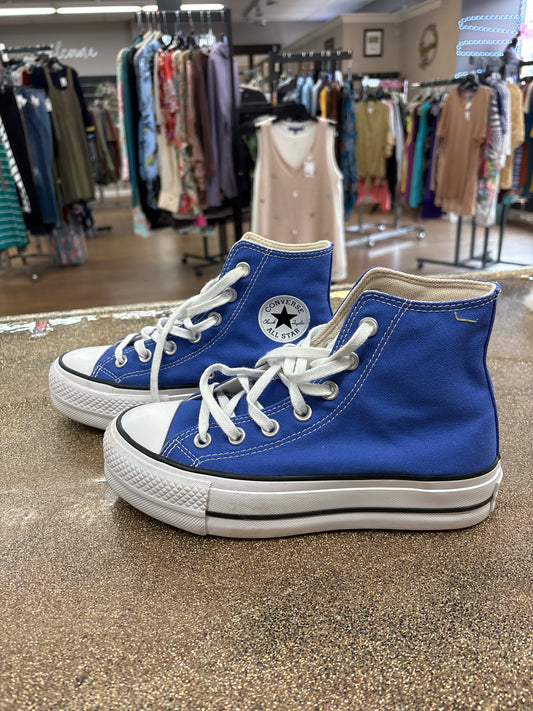 6 Converse Blue Shoe