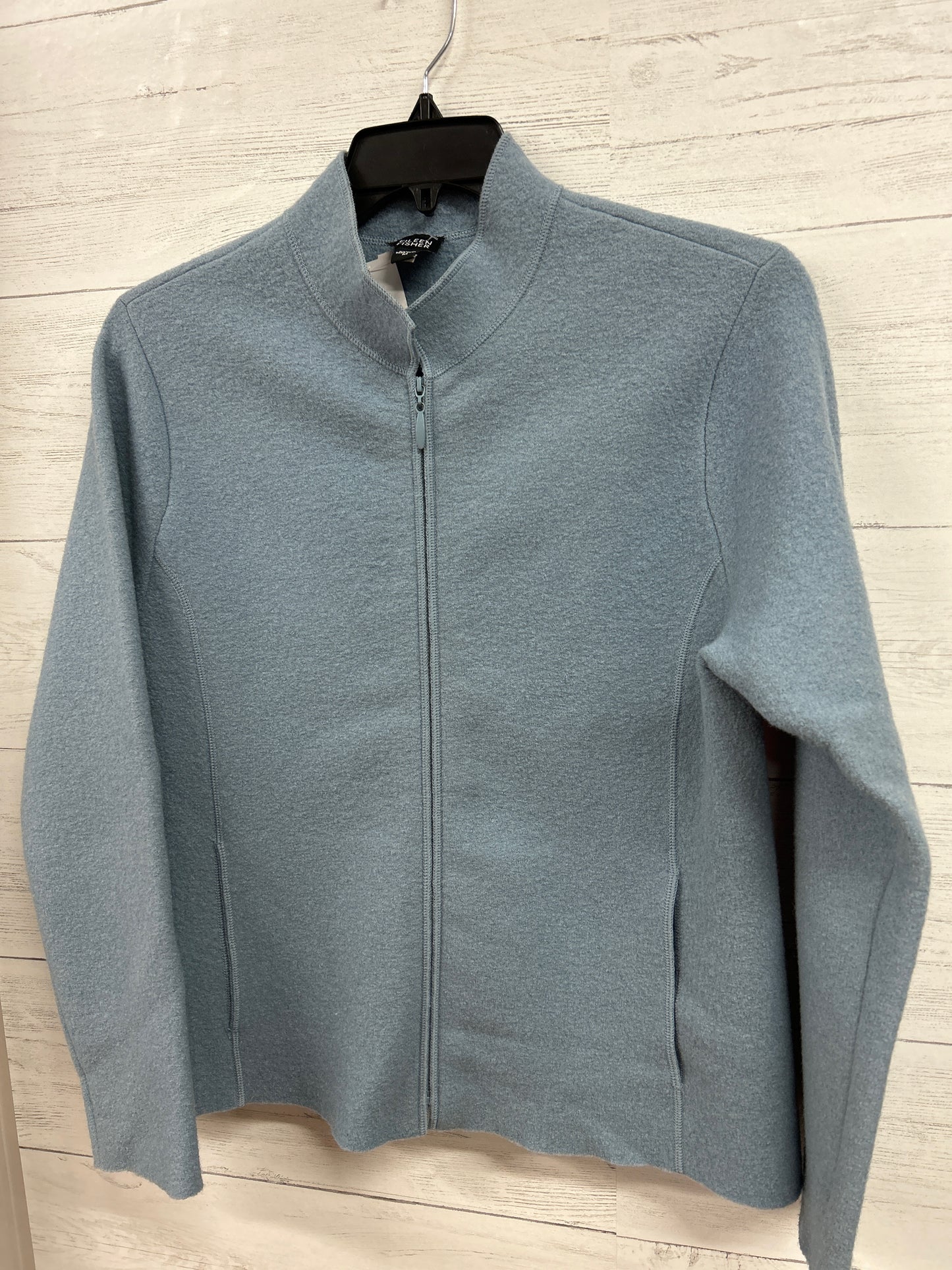 Size M Eileen Fisher Blue Jacket (Outdoor)