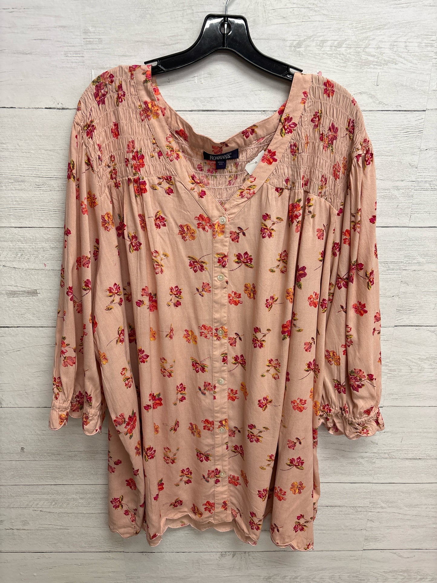 Size 30 Roamans Pink Womens Shirt