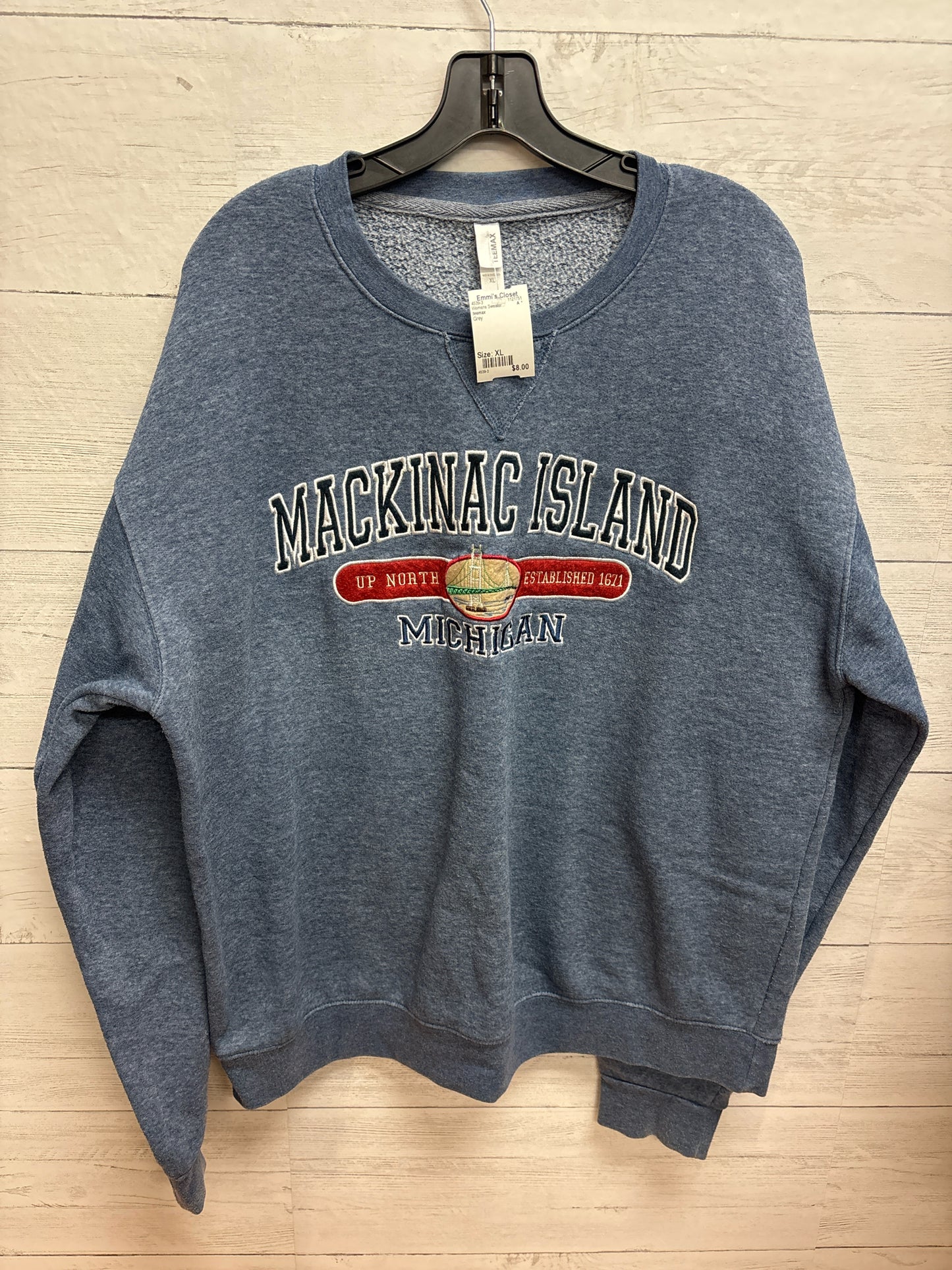 Size XL teemax Grey Womens Sweater