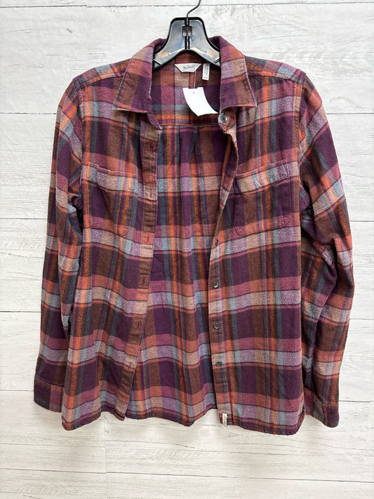 Size M Woolrich Purple Womens Shirt