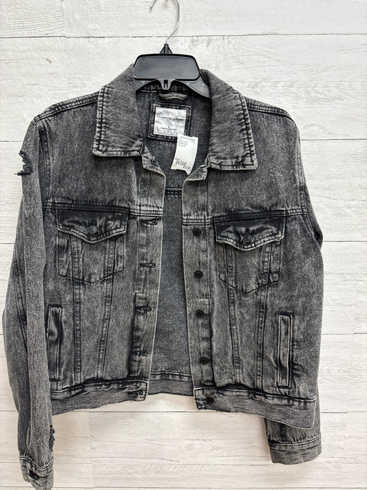 Size L Highway Jeans Grey Denim Womens Jacket
