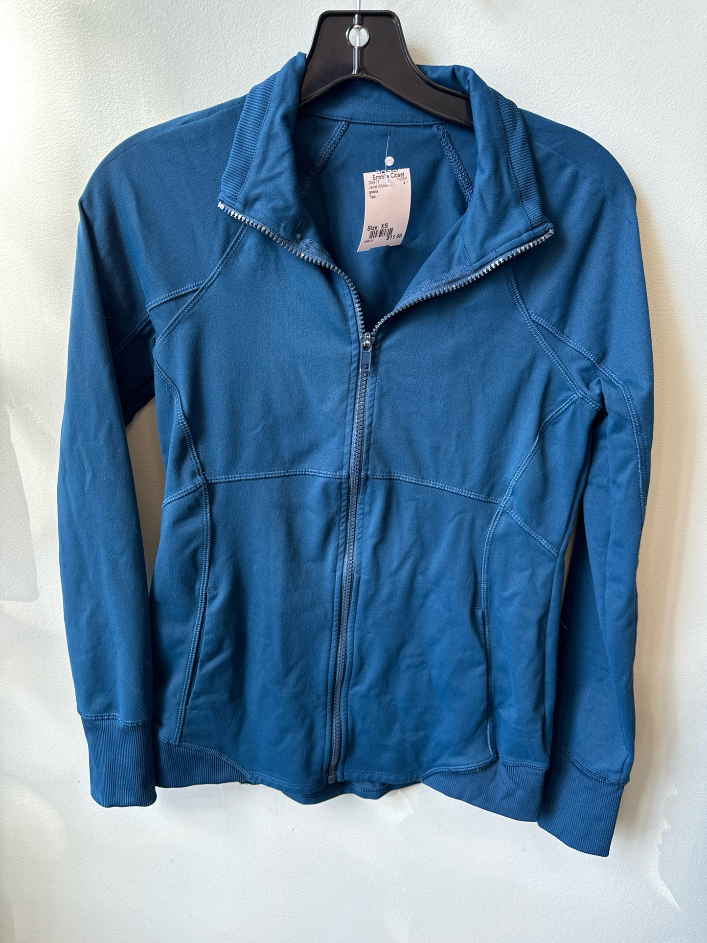 Size XS apana Teal Jacket (Outdoor)