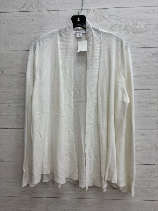 Size XL Liz Claiborne White Cardigan