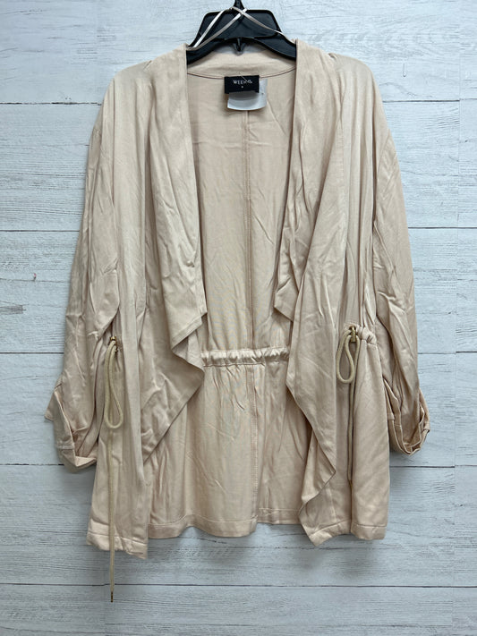 Size S WEEK& Tan Cardigan