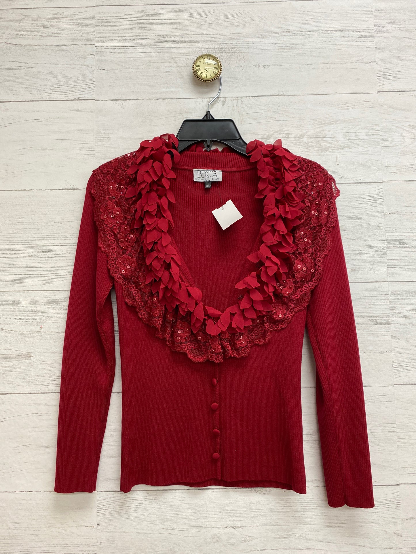 Size L Becca Red Sweater