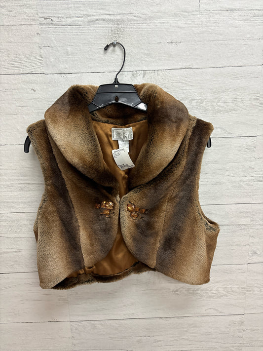 Size M Alberto Makali Brown Womens Vest