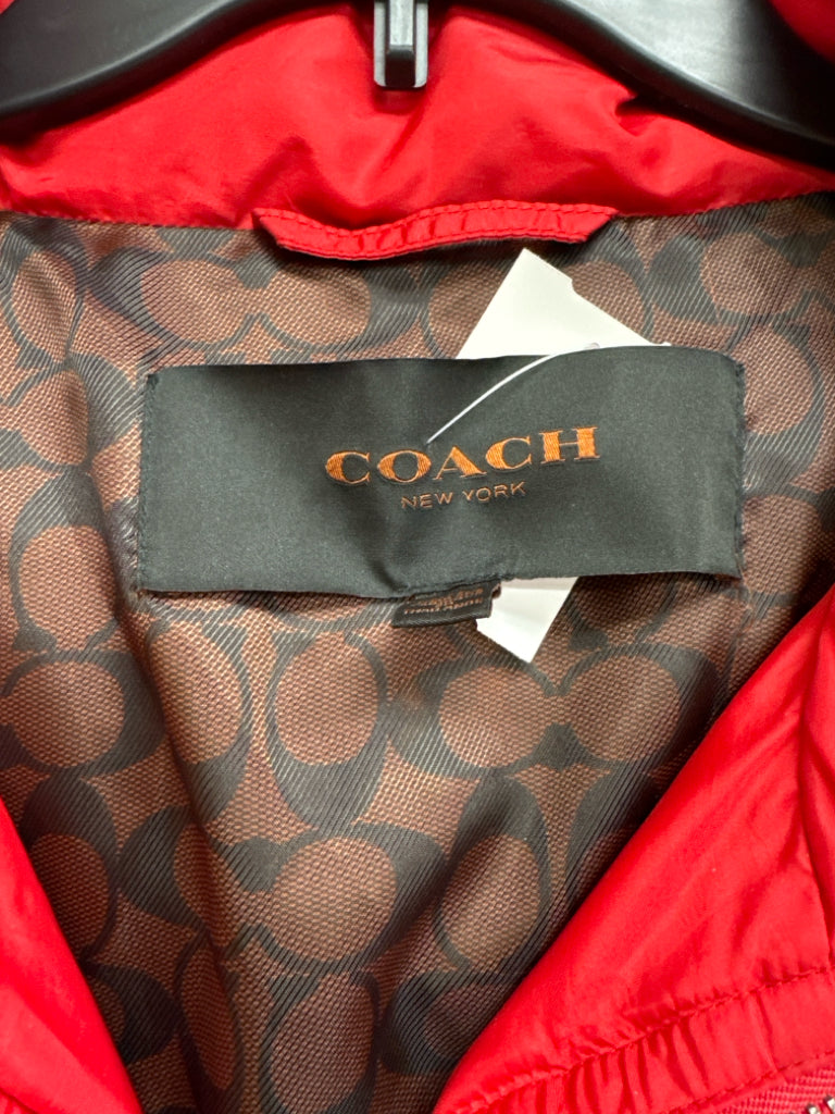 Size XL Coach Red Coat