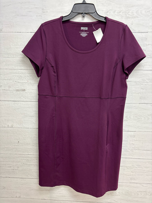 Size L Duluth Trading Co Purple Dress