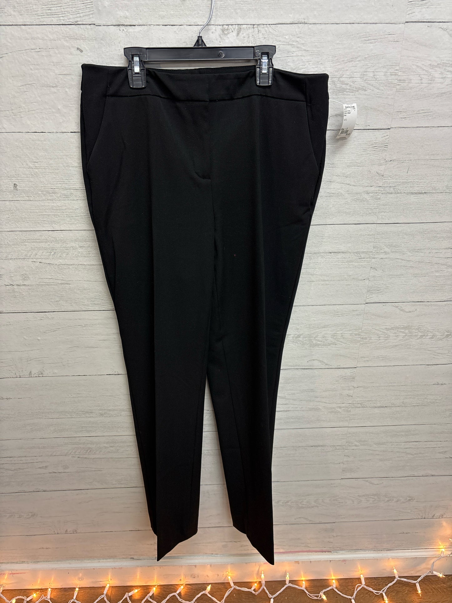 Size 1.5 Chico's Design Black Womens Pants