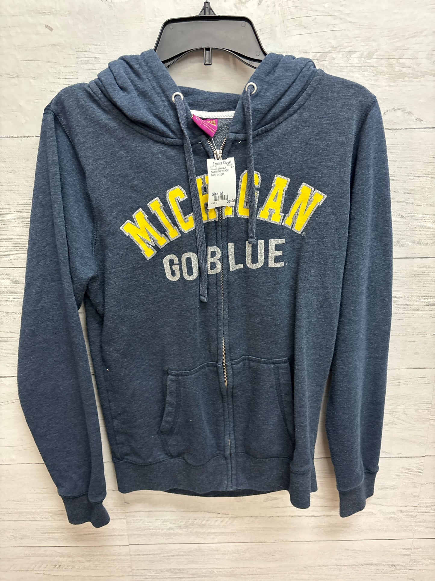 Size M CAMPUS HERITAGE Navy Womens Sweatshirt