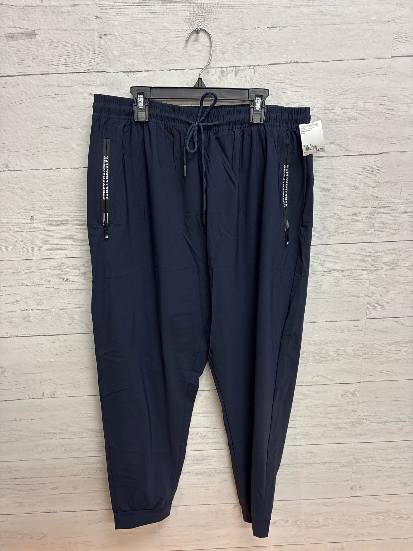 Size XL Stretchactive Navy Womens Sweatpants