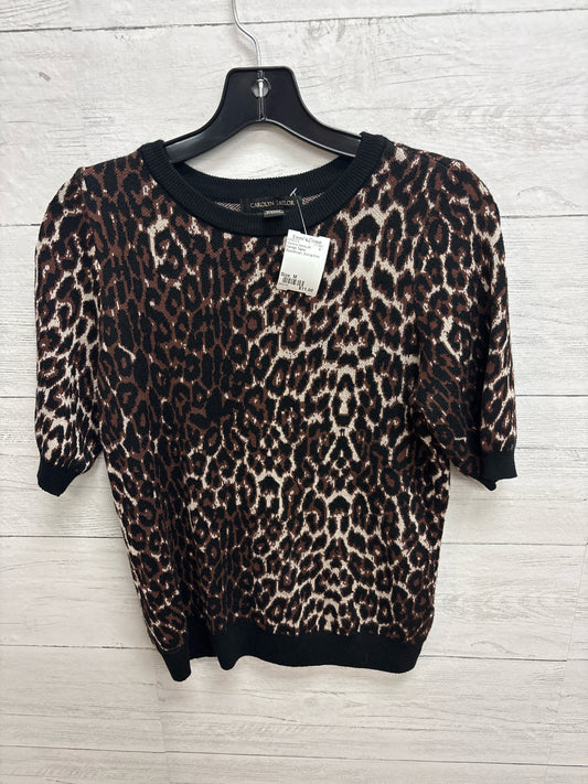 Size M Carolyn Taylor Black/Brown Womens Shirt