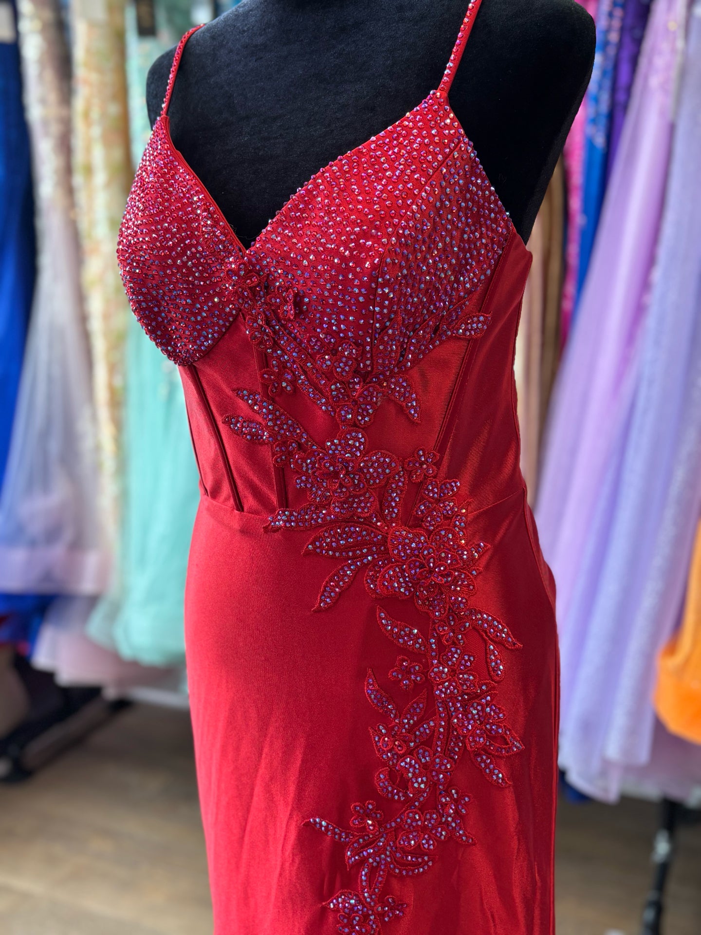 Size 6 Emmi's Elegance Red Gown