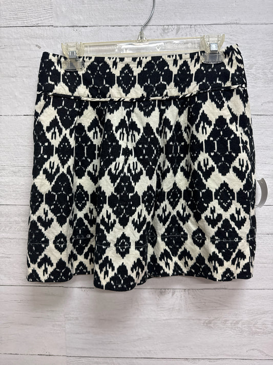 Size 0 Loft black/tan Skirt