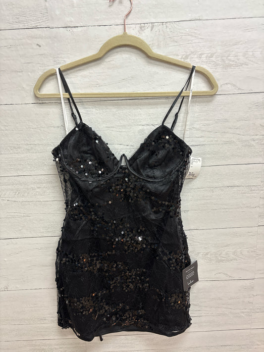 Size M Lulus Black Gown/Evening Wear