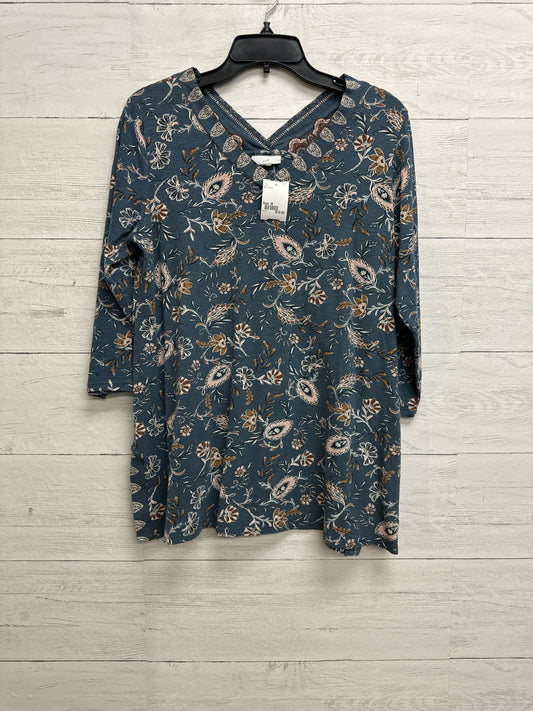 Size M J Jill Blue Shirt