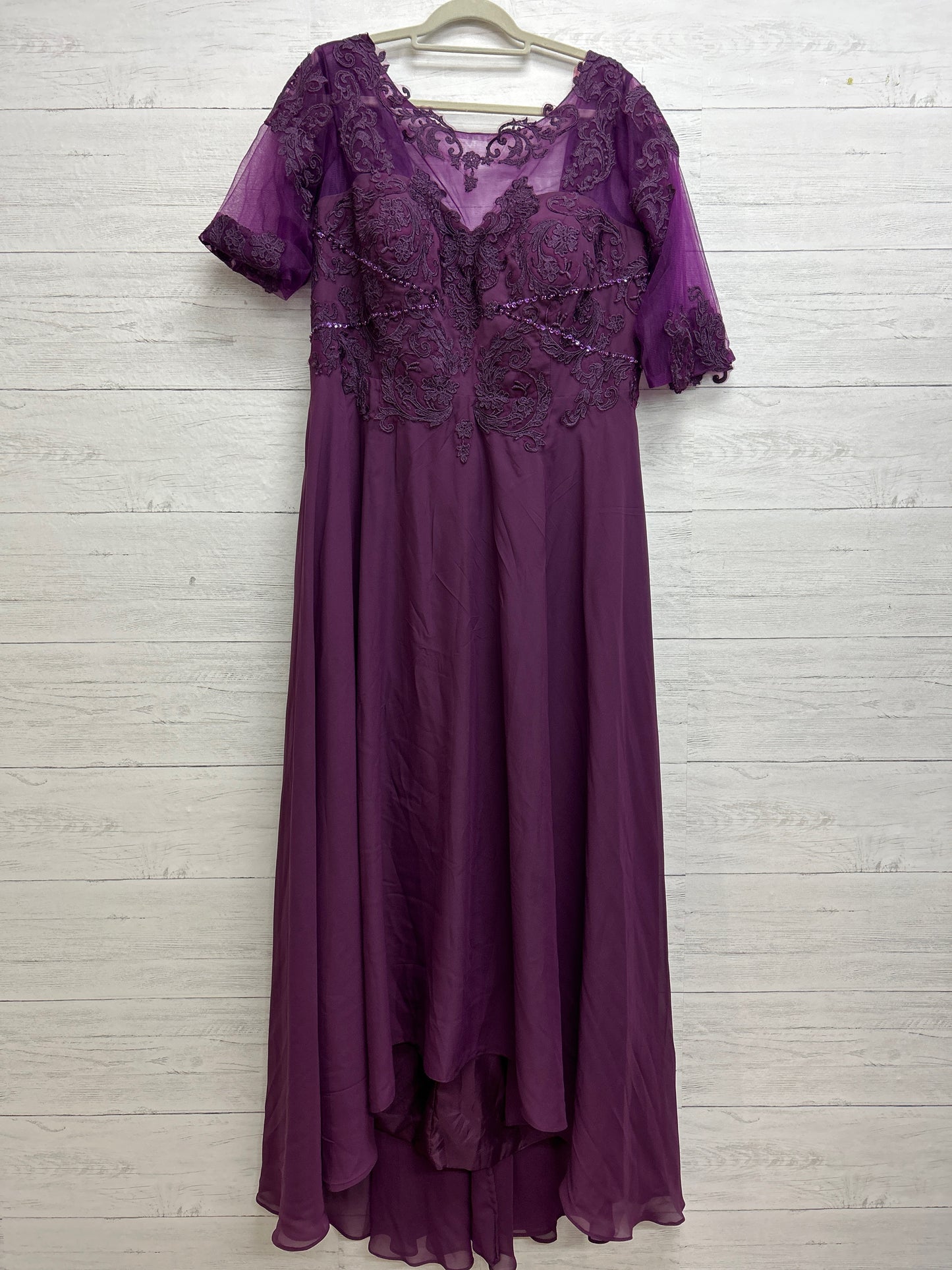 Size 18W Purple Gown